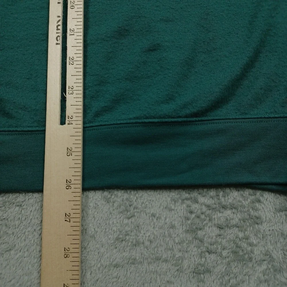 Alo Sweater Womens XS Green Soho Pullover Logo Long Sleeve Casual
